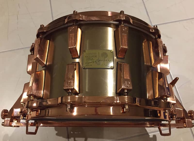 Sonor HLD-590 Signature 14x8" Cast Bronze Snare Drum 1987 - 1991 image 2
