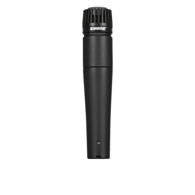 Shure SM57 Cardioid Dynamic Instrument Microphone - Black/Black image 2