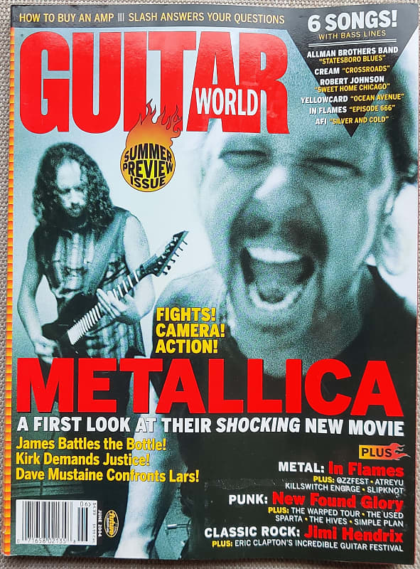 Guitar World Metallica Fights 2004 June | Reverb