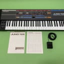 Roland Juno-106 fully serviced, with original manual and pedal.
