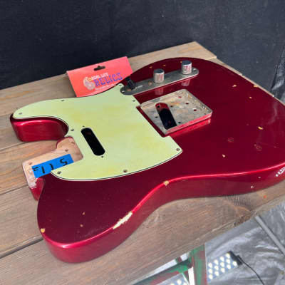 Real Life Relics Tele® Telecaster® Body Aged Candy Apple Red #2 image 8
