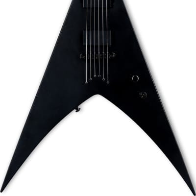 ESP LTD Nergal HEX-200 Signature Electric Guitar - Black Satin (HEX200Bkd3)