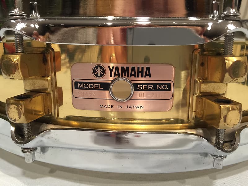 Yamaha SD-4103 14x3.5 Brass Piccolo Snare Drum with Die Cast Hoops