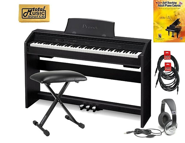 Casio Privia PX-760 88 Key Digital Piano Deluxe Bundle