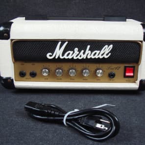 Marshall Lead 12 White Tolex 12-Watt Miniature Guitar Amplifier Head image 1