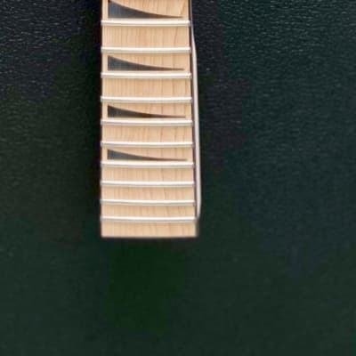 New Custom 24 fret conversion 24.75 inch scale maple guitar neck image 2