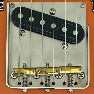 Houston Guitars HCG Tele-Style Fishman Coral 2021 image 5