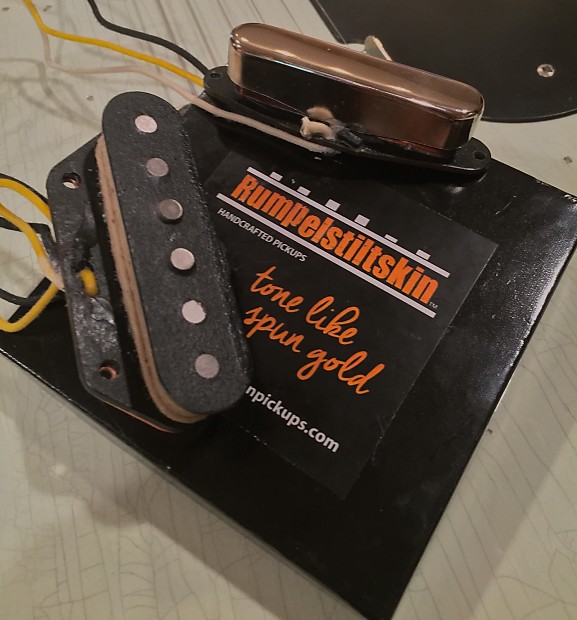 Rumpelstiltskin Hand Wound White Rope Telecaster Pickups Reverb