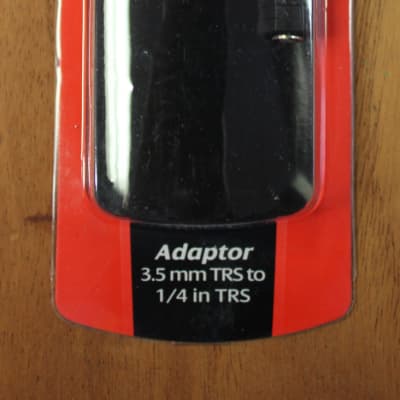 Hosa Technologies GPM-103 Adaptor 3.5 mm TRS to 1/4 in TRS image 1