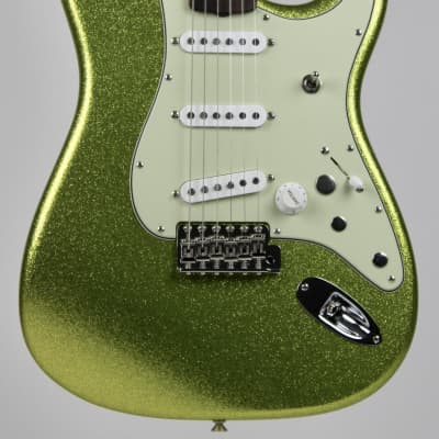 Fender Custom Shop Dick Dale Signature Custom Stratocaster Chartreuse Sparkle 2023 w/OHSC (9235001316) for sale