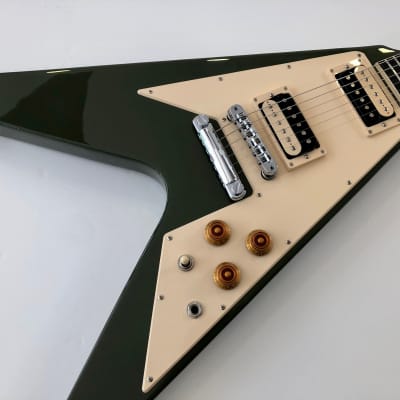 Gibson Flying V 70's Exclusive 2020 Olive Drab image 8