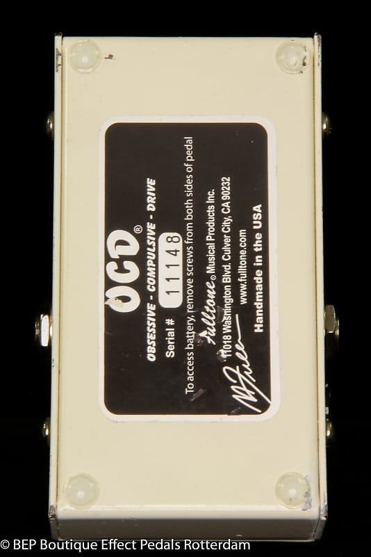 Fulltone OCD V1 Series 3 Obsessive Compulsive Drive s/n 11148
