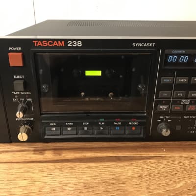 Tascam 238 - Serviced w/ New Caps - Very Clean! 8 Track Tape Cassette Recorder image 3