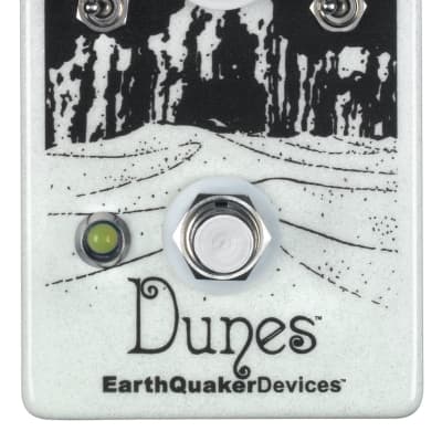 EarthQuaker Devices Dunes Mini Mega Ultimate Overdrive 2015 - 2017 - White Sparkle / Black Print image 1