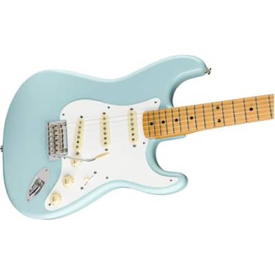 Fender Vintera '50s Stratocaster Modified Electric Guitar, Maple Fingerboard, Daphne Blue image 4