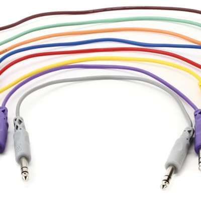 dbx PB-48 48-point 1/4 inch TRS Balanced Patchbay  Bundle with Hosa CSS-830 1/4-inch TRS Male to 1/4-inch TRS Male Patch Cable 8-pack - 1 foot (Various Colors) image 3