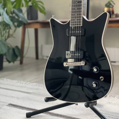 Frank Brothers Arcade 2018 Piano Black with Lollar P90s image 5