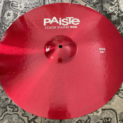 Paiste 20” Color Sound 900 Red Ride | Reverb