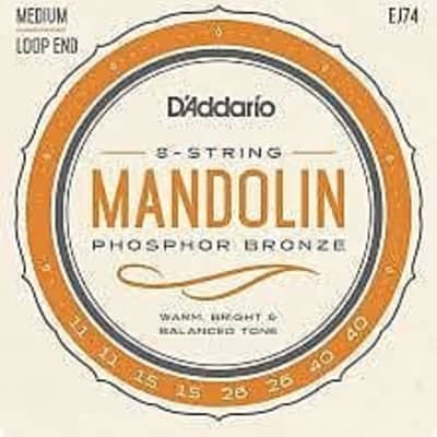 D'Addario EJ74 Phosphor Bronze Mandolin Strings - .011-.040