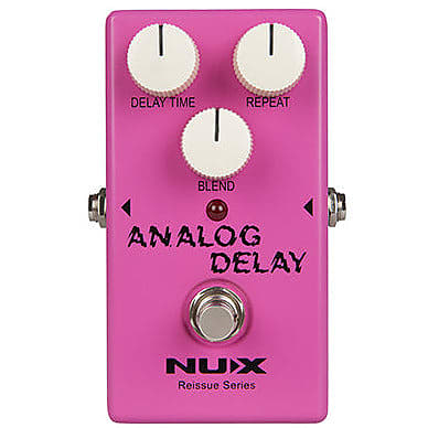NUX Analog Delay Reissue Series Guitar Effects Pedal Delay Sounds from the 80's image 1