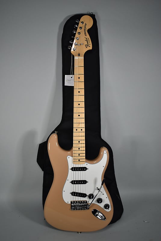 2023 Fender MIJ International Series Stratocaster Sahara Taupe Electric Guitar w/Bag image 1