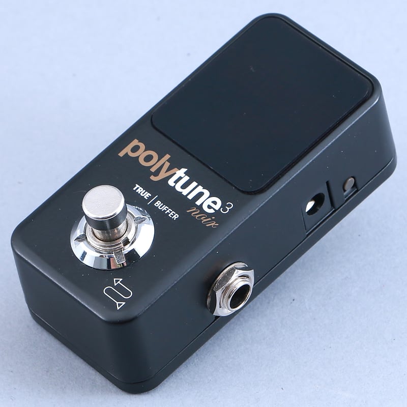 TC Electronic Polytune 3 Mini Noir Chromatic Tuner Guitar Effects Pedal  P-16145