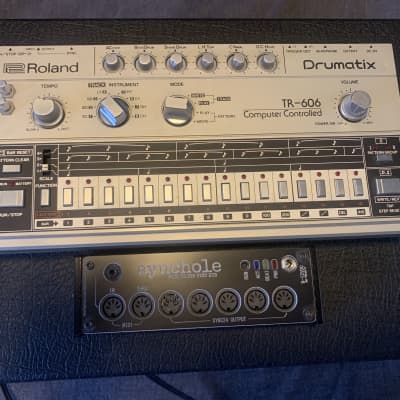 Roland TR-606 Drumatix 1980s - Silver