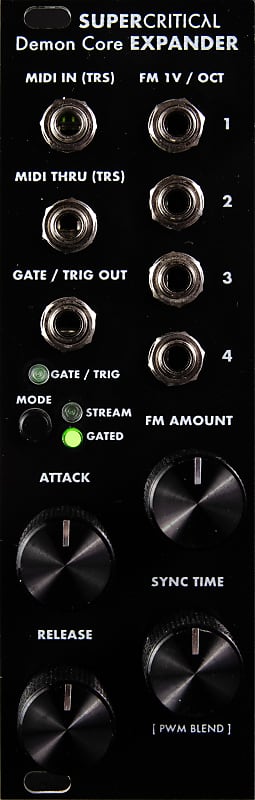 SUPERCRITICAL SYNTHESIZERS DEMON CORE EXPANDER : BRAND NEW :  [DETROIT MODULAR] image 1