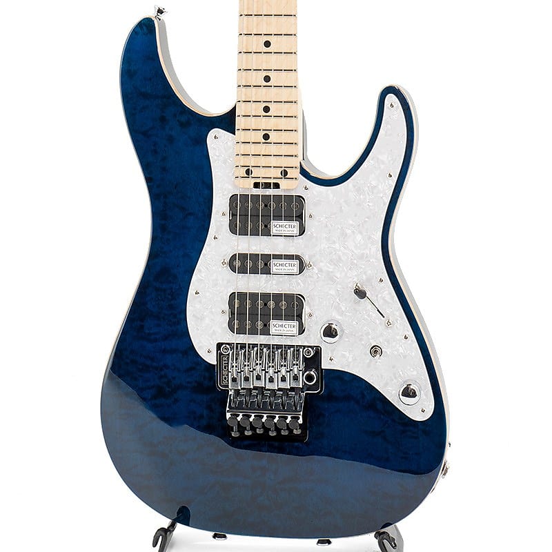 SCHECTER SD-2-24-AL (See-Thru Blue/Maple) -Made in Japan-