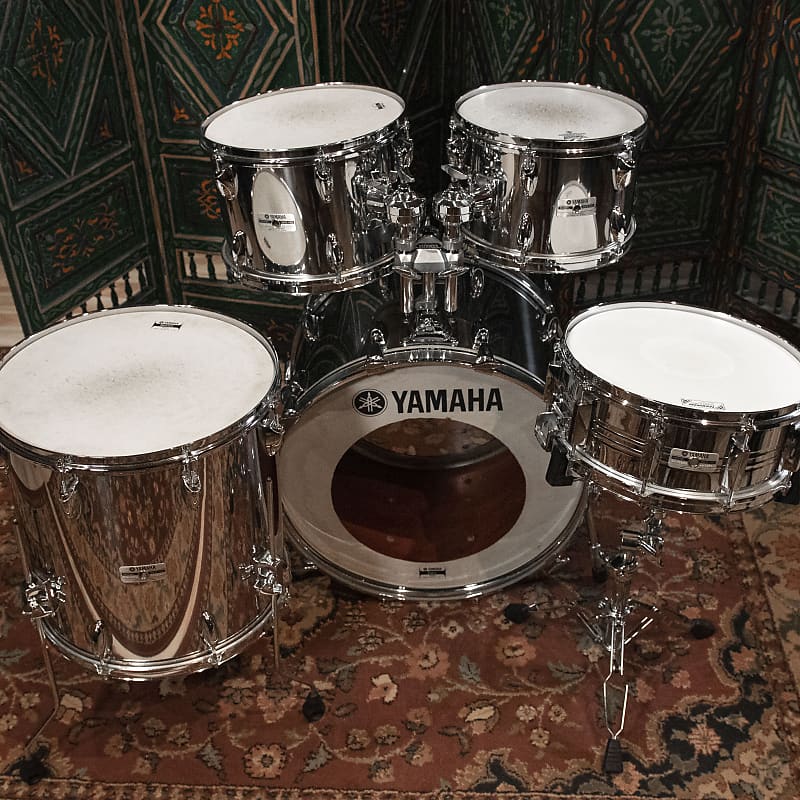 Yamaha YD-9000 Chrome 5-Piece Drum Kit • 1979 Pre Recording Custom Model! •  Made in Taiwan • ATLANTA