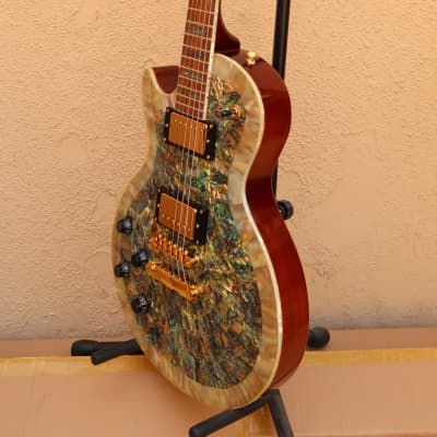 Wolf WLP 750T Special Edition *Left Handed Electric Guitar - Abalone w/Gator Hard Case image 5