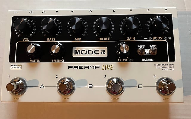 Mooer PREAMP LIVE 2020'S - SILVER/BLACK | Reverb