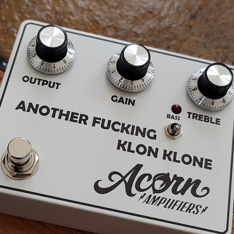 Acorn Amplifiers Another Fking Klon Klone 2022 White Reverb