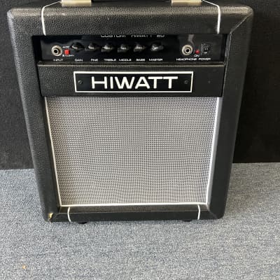 Hiwatt Custom 20 Solid State Guitar Practice Combo Amplifier- Black image 1