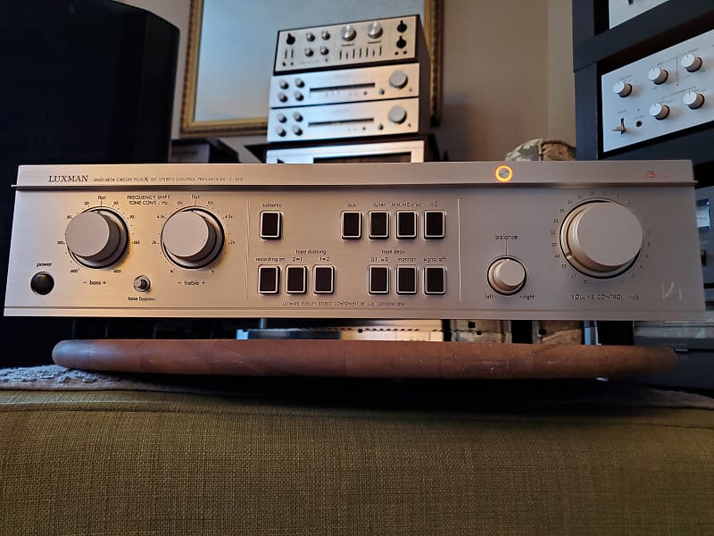Luxman C-300 Vintage Deluxe Preamp Fully Recapped and Serviced image 1