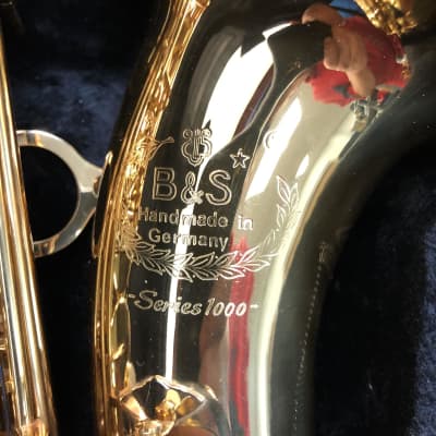 B & S Series 1000 Pro Professional Eb Alto Sax Saxophone with Case Made in Germany image 16