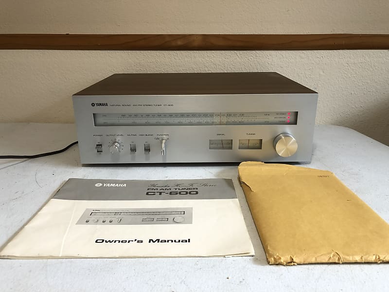 Yamaha CT-600 Tuner AM/FM Tuning Radio Vintage Audiophile Japan Home Audio image 1