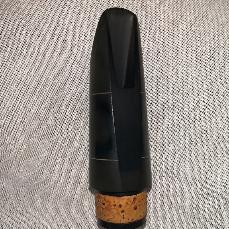 Selmer HS* Bb clarinet mouthpiece  60’s +/- Black hard rubber image 1