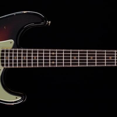 Fender Custom Shop "The 63" 1963 Stratocaster Relic 3-Tone Sunburst 57 V-R122052-7.75 lbs image 10