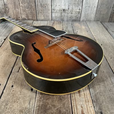 Gibson L-7 Archtop Crack and Repair Free 1949 - Cremona Brown Sunburst image 7