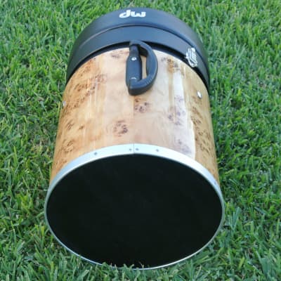 DW Santa Monica Canister Drum Throne or Height Adjustable Drum Seat - Mapa Burl image 3