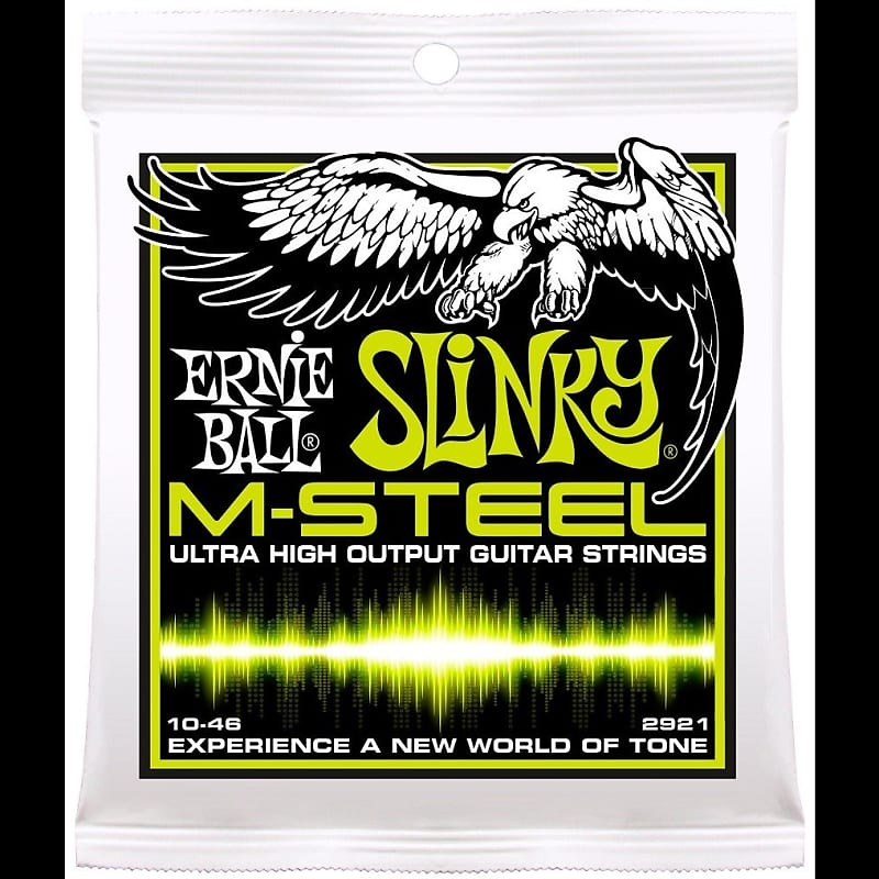 Ernie Ball 2921 M-Steel Regular Slinky Electric Guitar Strings image 1