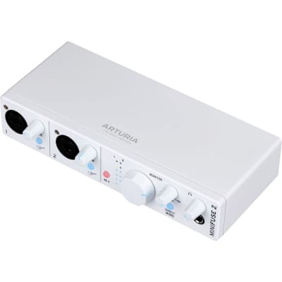 Arturia MiniFuse 2 Portable USB Type-C Audio/MIDI Interface (White) image 3