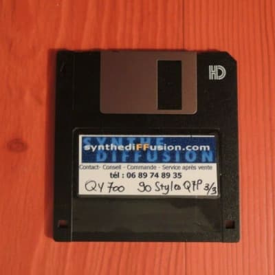 YAMAHA QY700 QY-700 Styles Floppy Disk DATA 90 Various styles Q7P Format