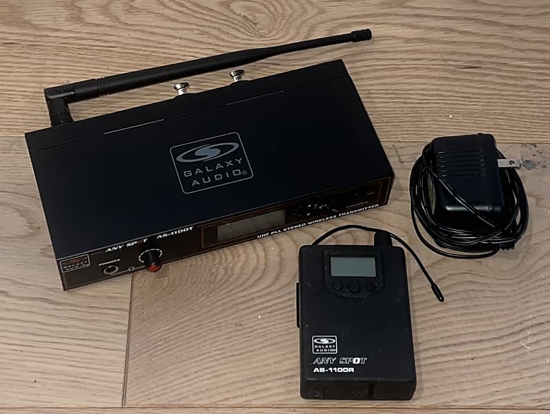 Galaxy Audio AS-1100 Wireless Personal Monitor System , Black, AS-1100T & AS1100R Ships Fast ! image 1