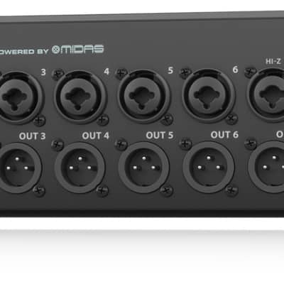 Behringer SD8, 8 Outputs Stage Box With 8 Remote-Controllable Midas Preamps image 4