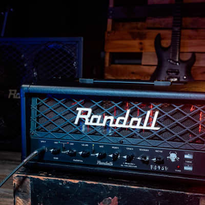 Randall RD45H Diavlo 45W Tube Guitar Head Black image 6