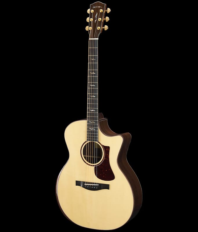 Eastman AC722CE Natural Electric Acoustic Guitar image 1