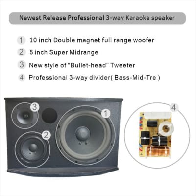 Singtronic 1500W Karaoke Speaker/Amplifier System w/ 300W Subwoofer image 3