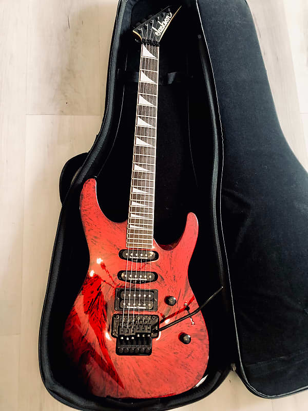 Jackson Pro Series DK2 Dinky Crimson Swirl Japan